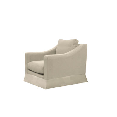 Hannah Chair in Antwerp Cream loose cover