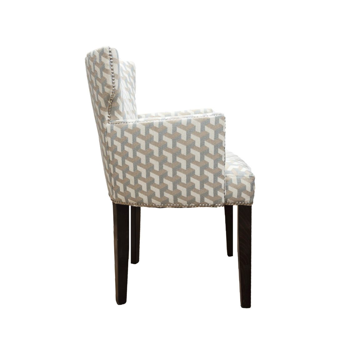 Ardmore Chair Detail in Levonne Dusk, Silver Collection