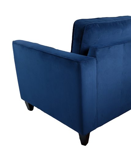 Nolan Chair in Plush Indigo