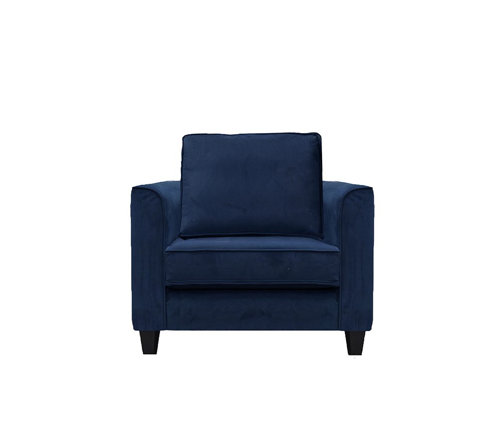 Plush Indigo Nolan Chair in Plush Indigo