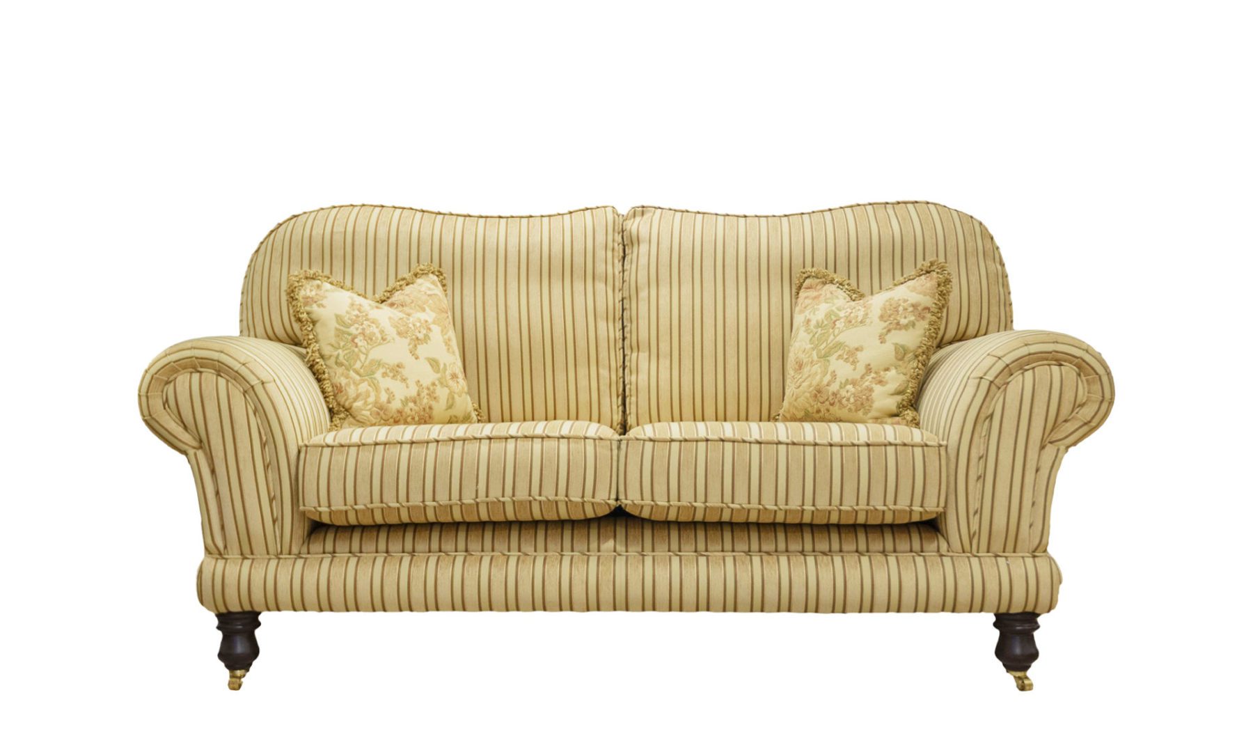 Alexandra 2 Seater Sofa in Semi Ramis Stripe