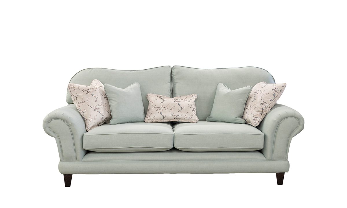 Alexandra 3 Seater Sofa in CMarrone Tur219 Duck Egg, 519339 