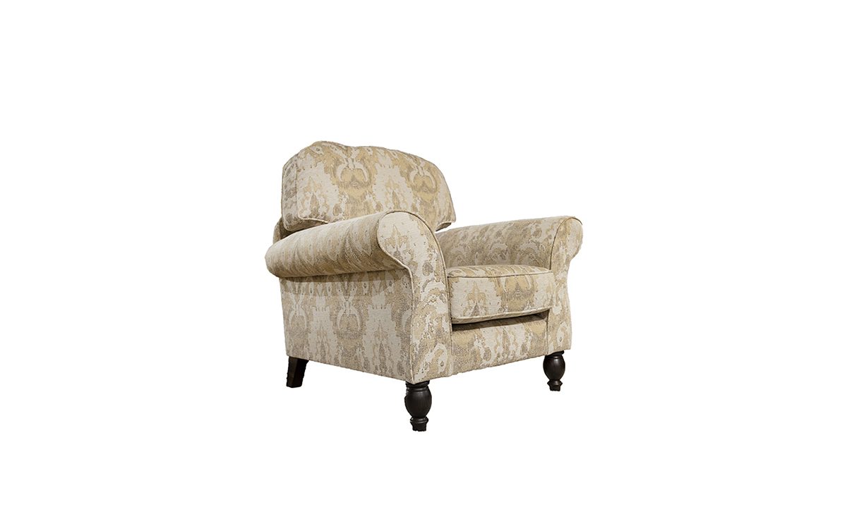 Ascot Chair in Fresco Oatmeal Pattern