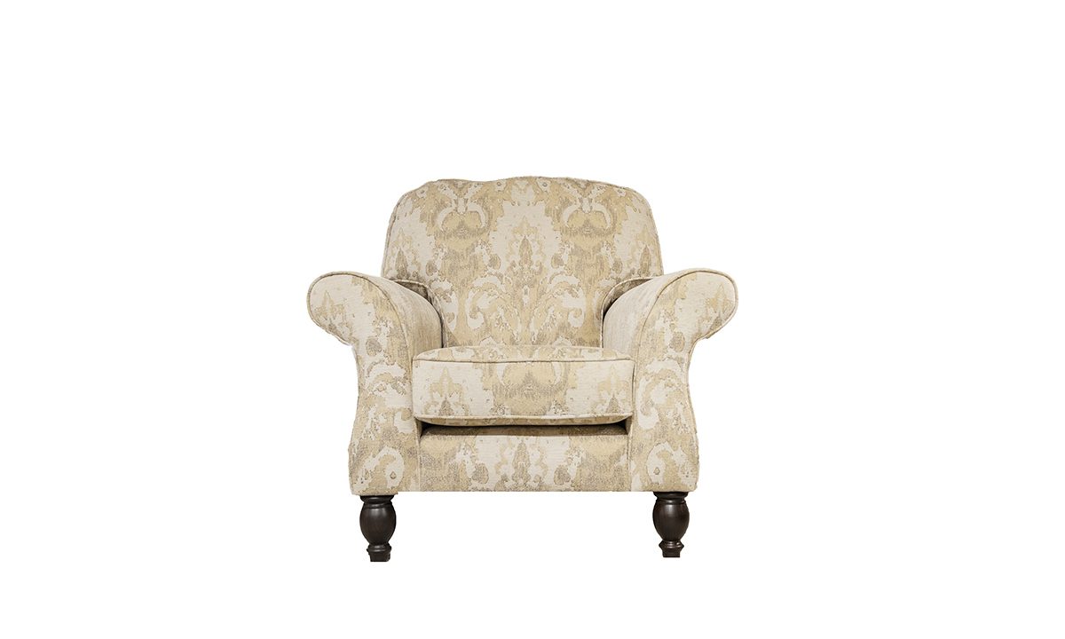 Ascot Chair in Fresco Oatmeal Pattern