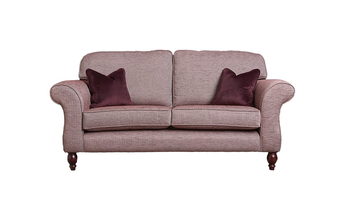 Ascot 3 Seater Sofa in Lenora Grape