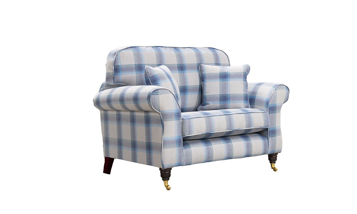 Ascot Love Seat Sofa in Aviemore Wedgewood - 406243
