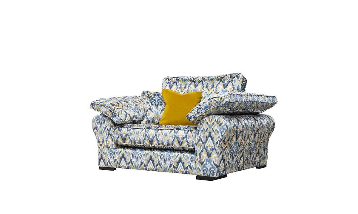 Atlas Love Seat Sofa in Monet Winter - 518495