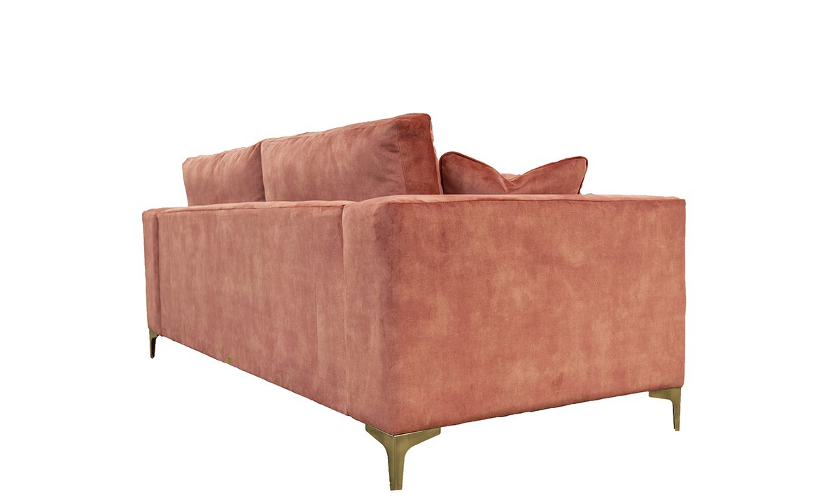 Baltimore 3 Seater Sofa in Lovely Coral