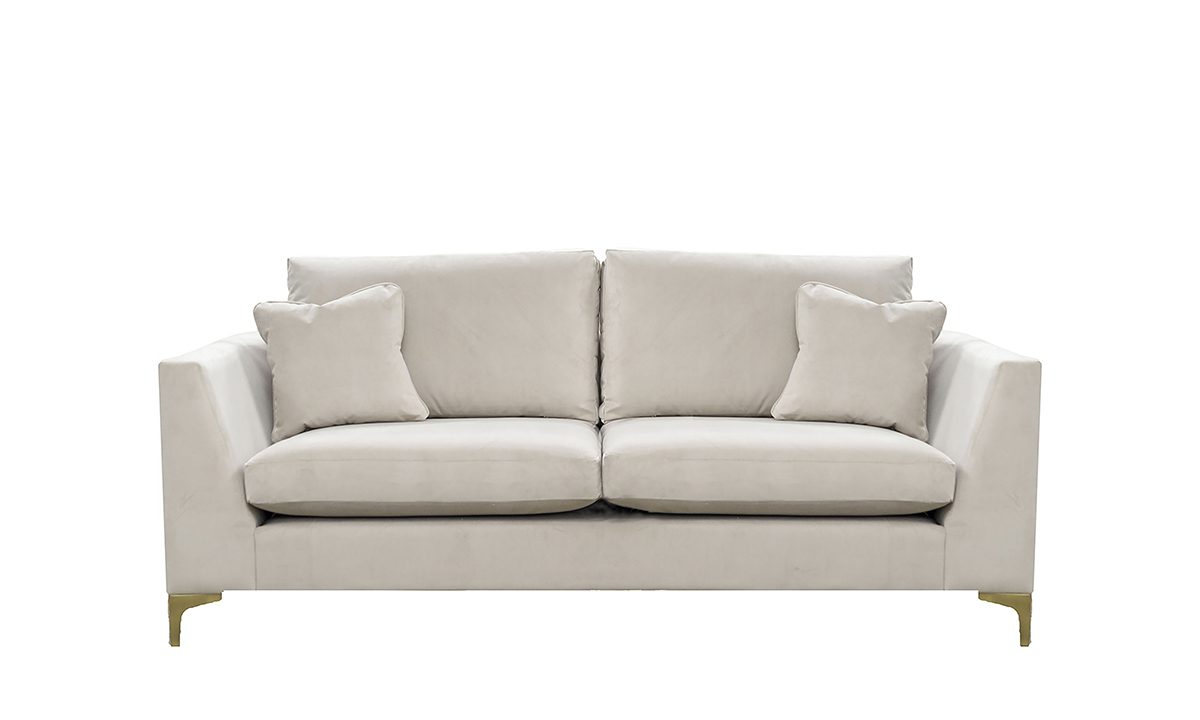 Baltimore 3 Seater Sofa in Plush Platinum 
