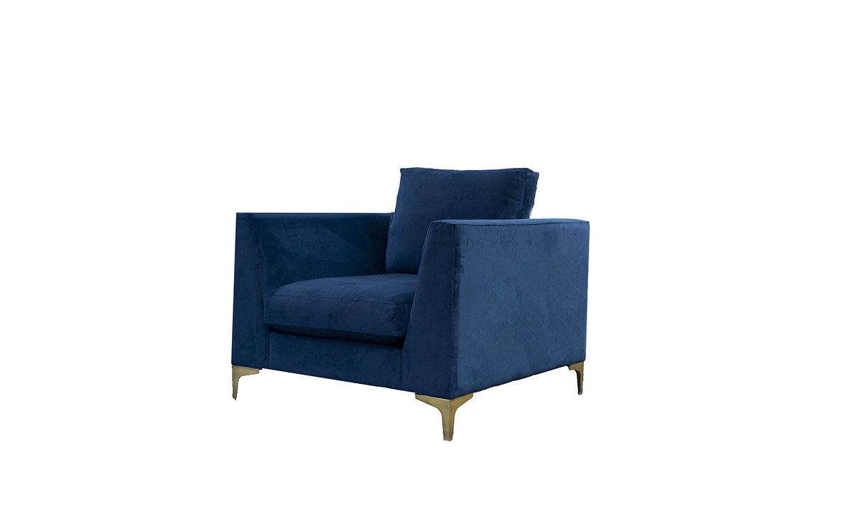 Baltimore Chair in Plush Indigo 