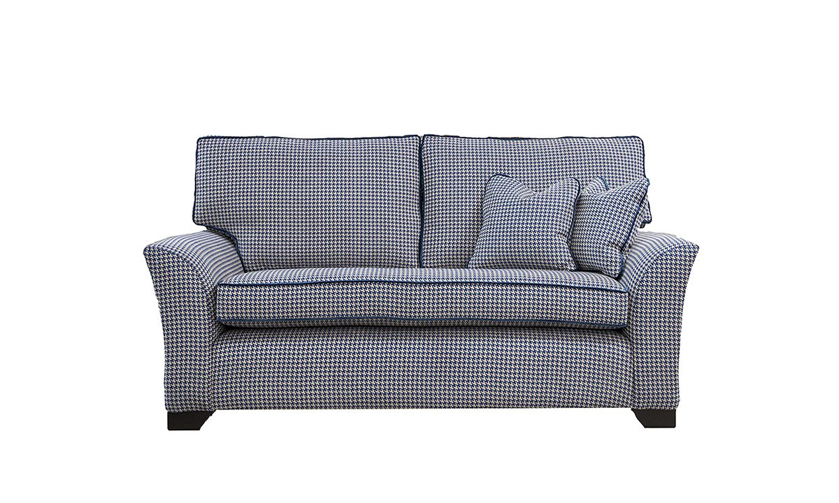 Bespoke Malton Large Sofa, bench seat, Poppy Navy