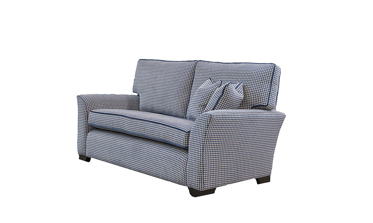 Bespoke Malton Large Sofa, bench seat, Poppy Navy