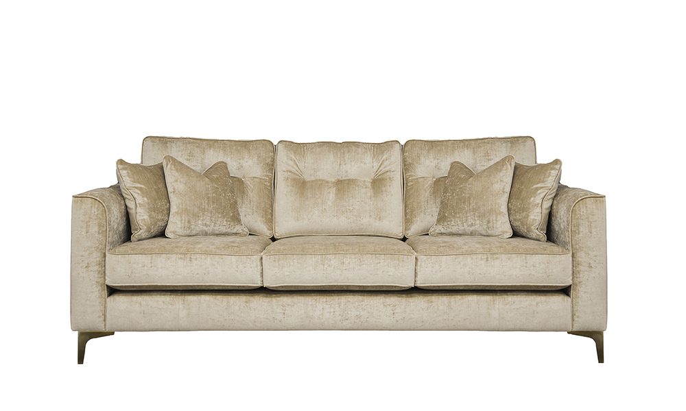 Boland Large Sofa in Edinburgh Biscuit, Silver Collection Fabric