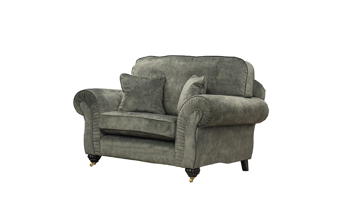 Capella Love Seat Sofa, Lovely Jade