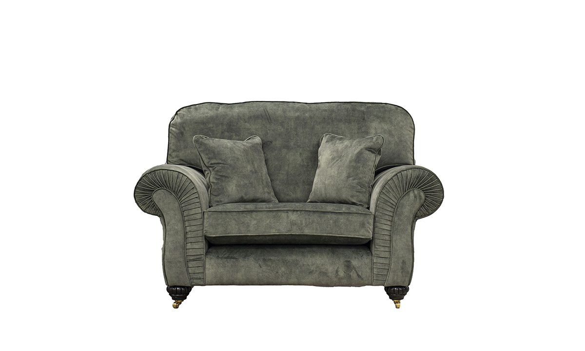 Capella Love Seat Sofa, Lovely Jade