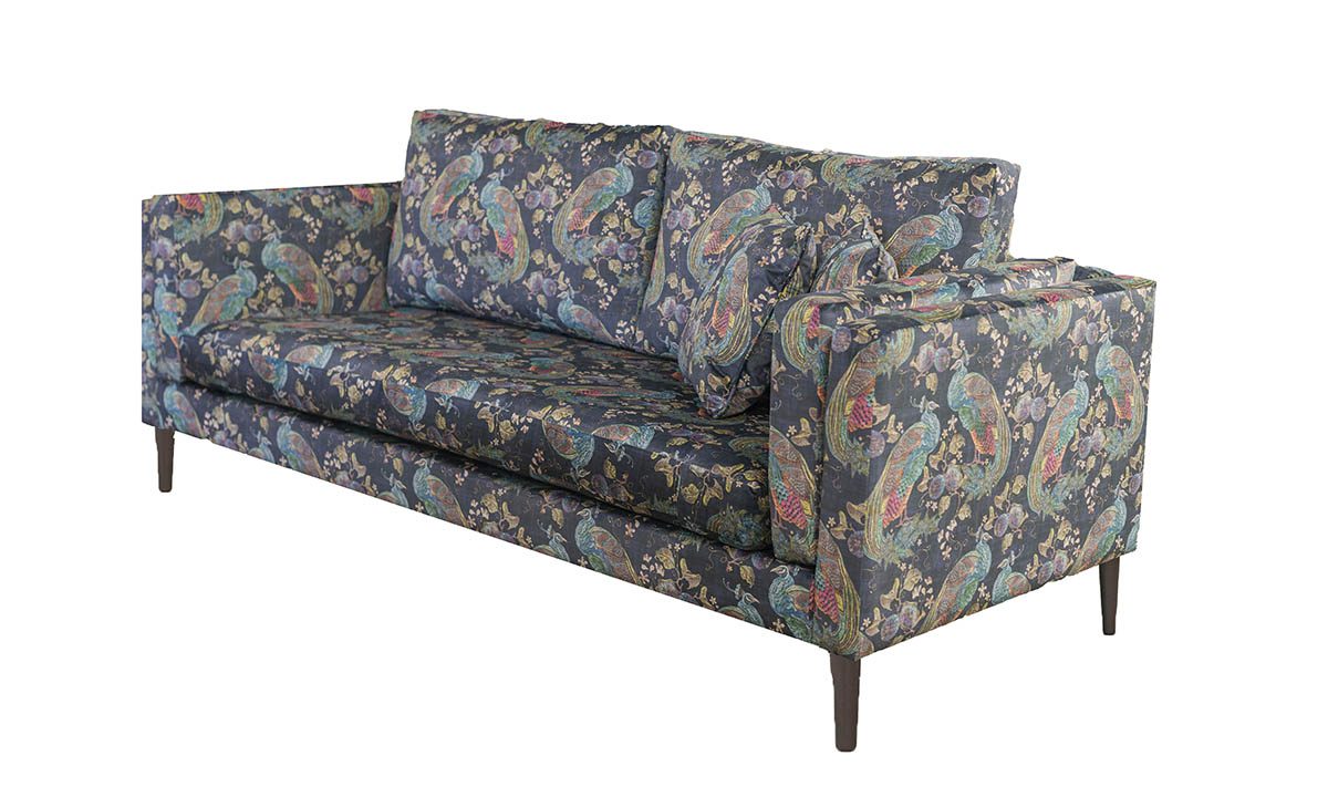 3 Seater Sebastian Sofa in Peacock Navy
