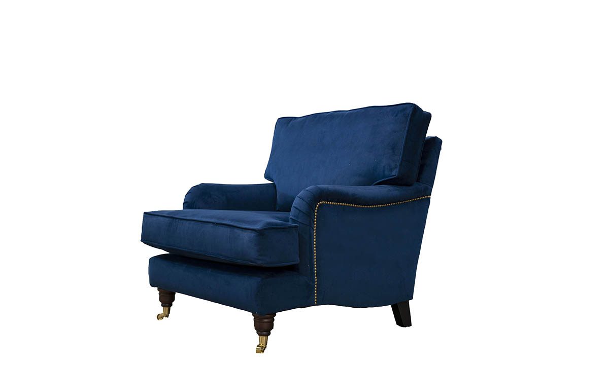 Sherlock Chair, Plush Indigo 