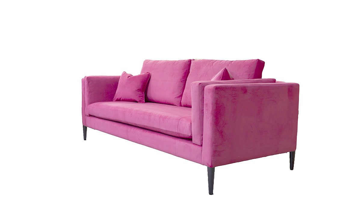 Sebastian 3 Seater Sofa in Plush Peony - 520521
