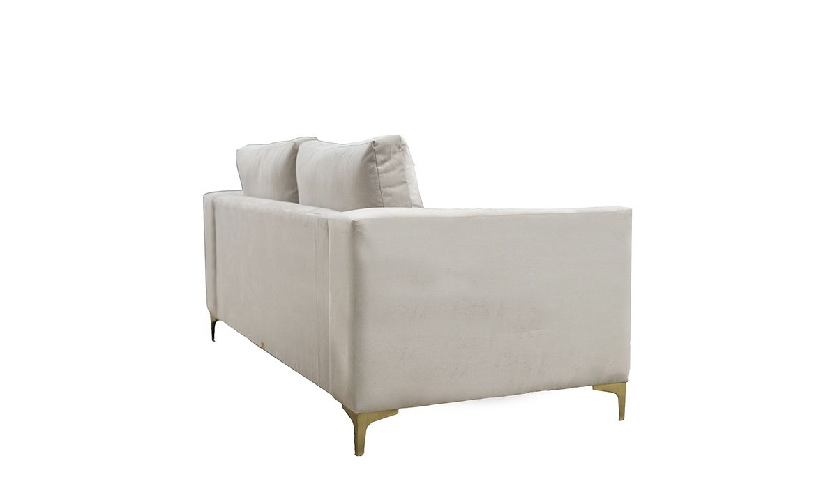 Baltimore 3 Seater Sofa in Plush Platinum - 406059