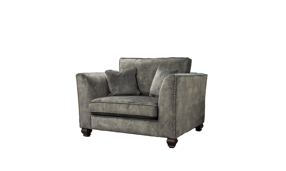 Granada Love Seat Sofa in Lovely Jade - 521510