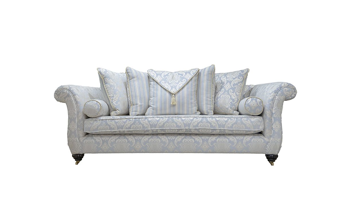 La Scala 3 Seater Sofa in Tolstoy Ocean Pattern