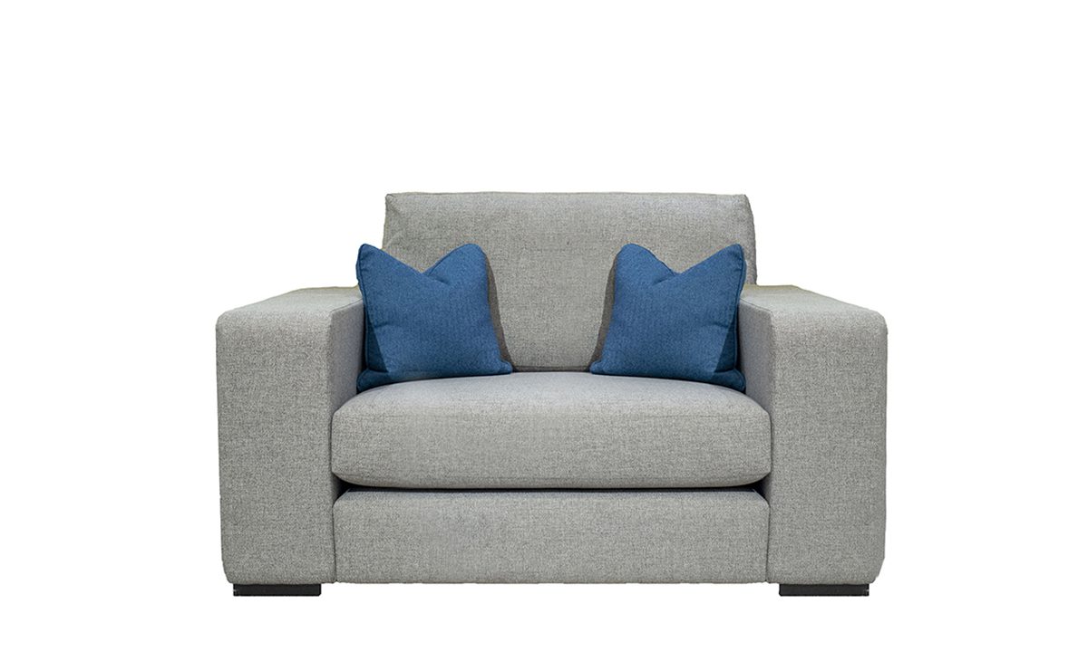 Colorado Love Seat in Luca Grey