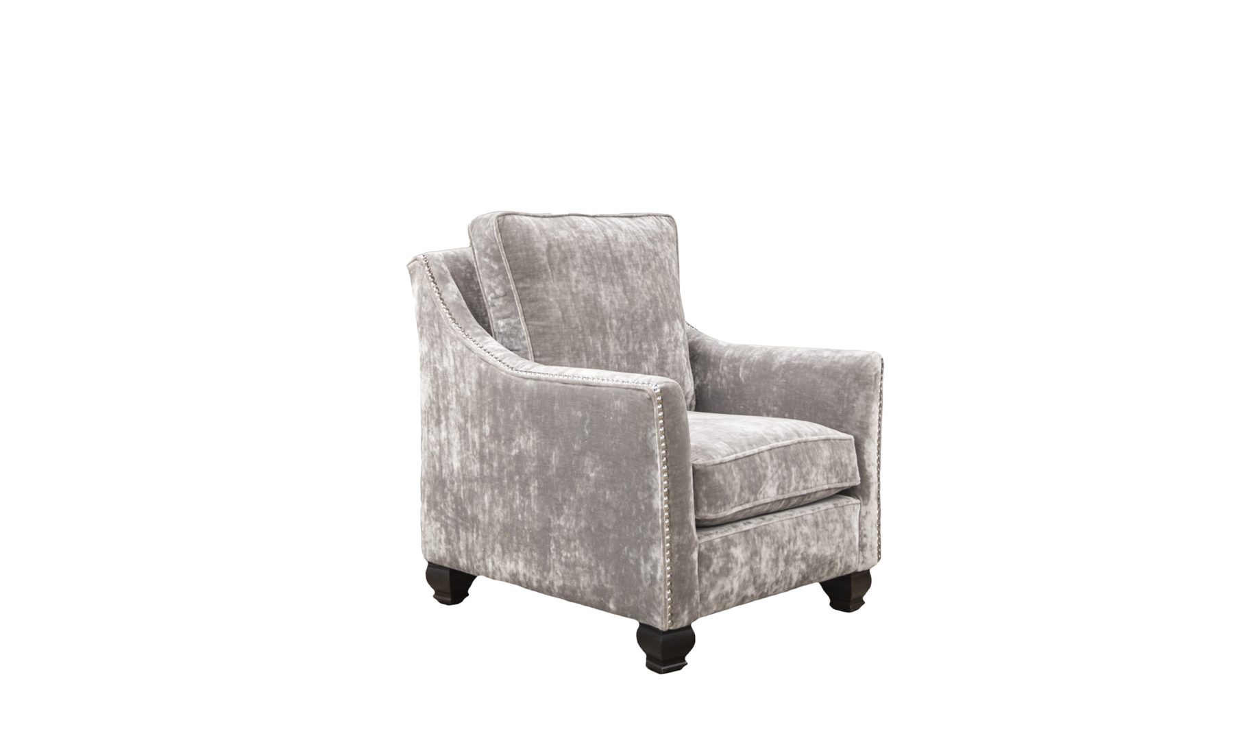 Grenoble Chair in Boulder Silver