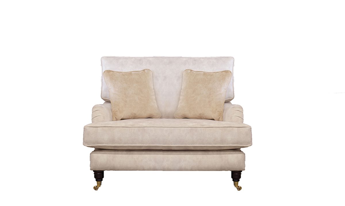 Holmes Love Seat Sofa in Lovely Almond