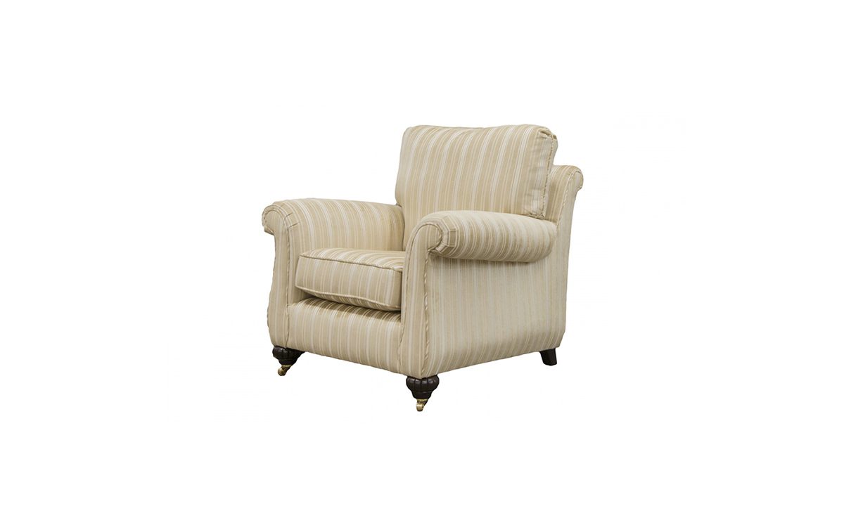 La Scala Chair in Tolstoy Straw Stripe