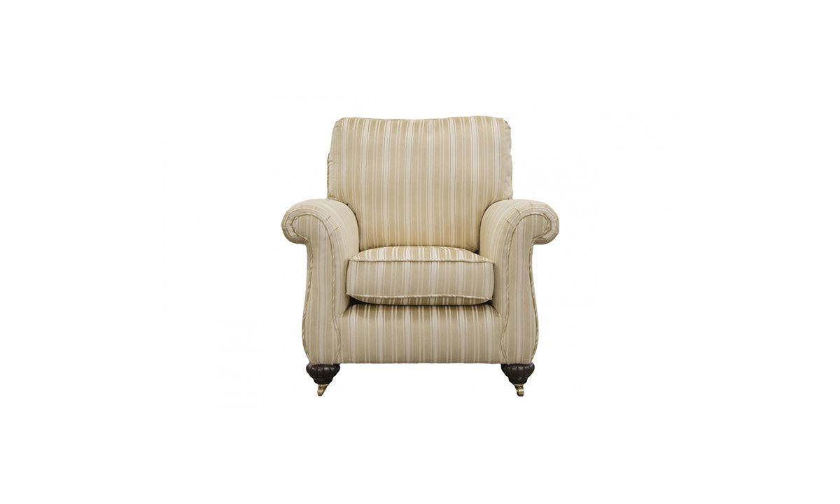 La Scala Chair in Tolstoy Straw Stripe