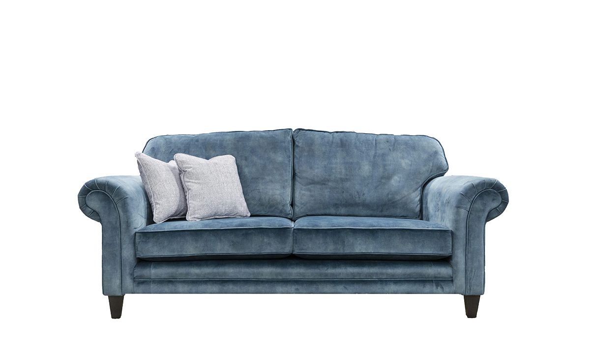Louis 3 Seater Sofa in Lovely Atlantic