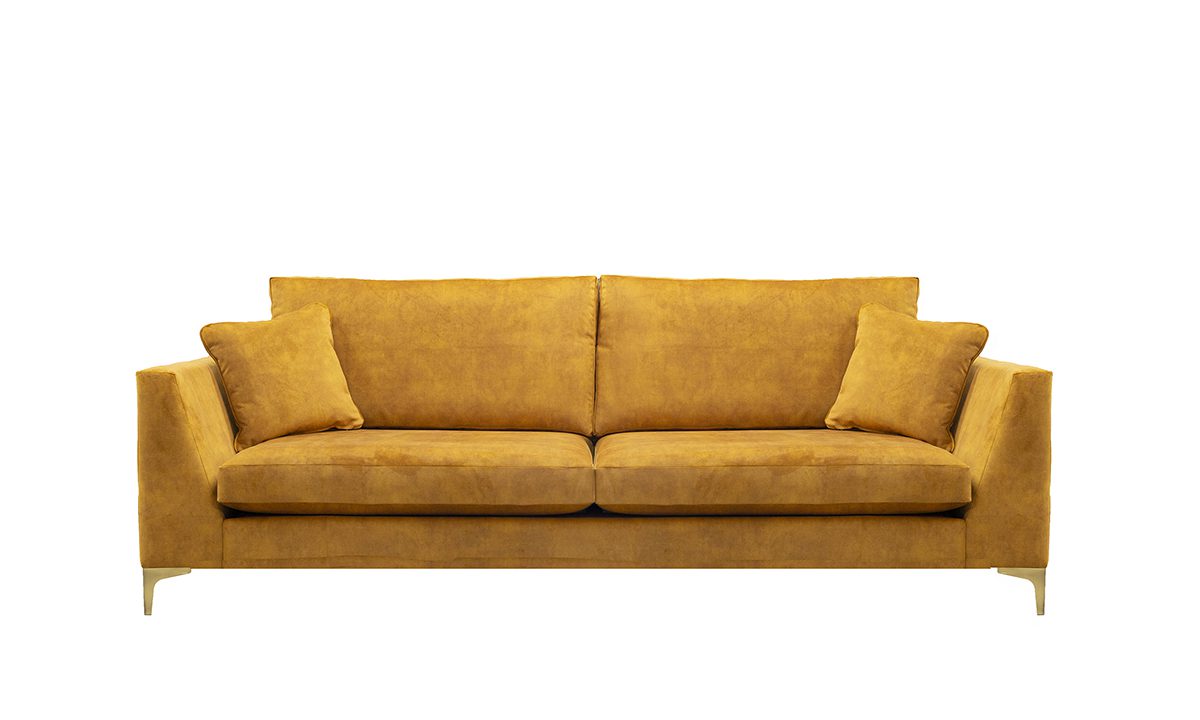 Baltimore 3 Seater Sofa in Lovely Turmeric 