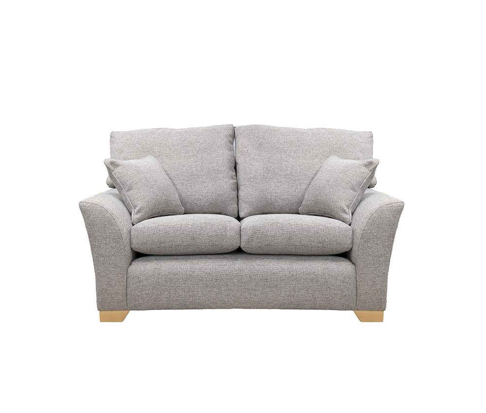 Malton 2 Seater Sofa in Milwaukee Grey, Bronze Collection Fabric