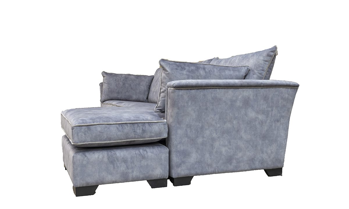 Monroe 3 Seater Chaise End Sofa in Lovely Armour - 405566