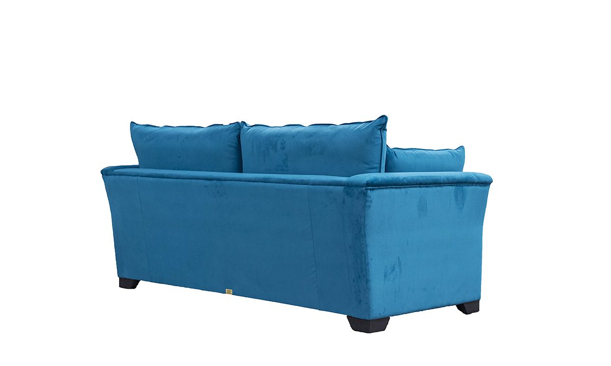 Monroe 3 Seater Sofa in Plush Mallard - 528061