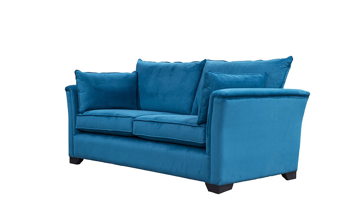 Monroe 3 Seater Sofa in Plush Mallard - 528061