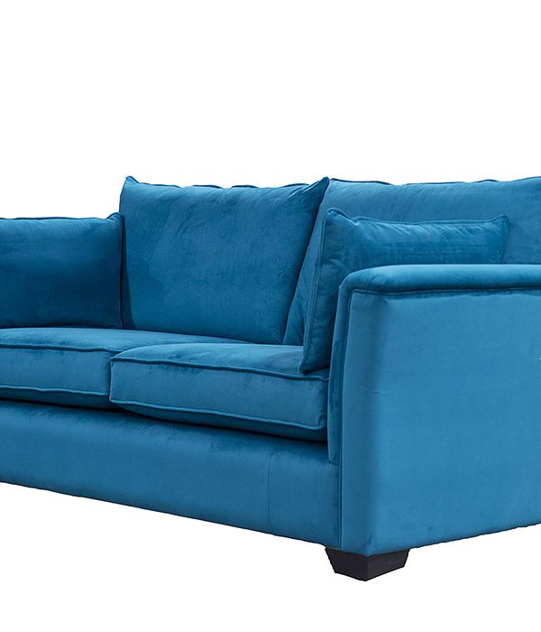 Monroe 3 Seater Sofa in Plush Mallard - 528061