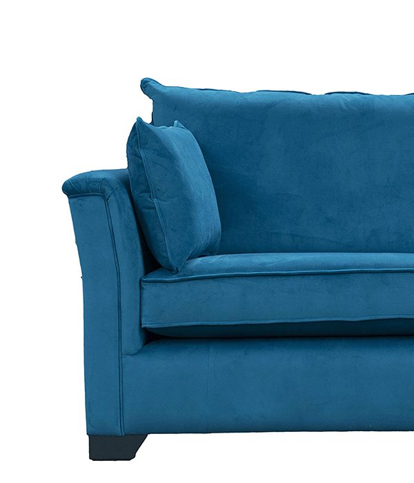 Monroe 3 Seater Sofa in Plush Mallard - 528061