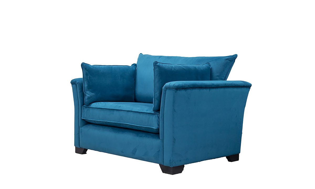 Monroe Love Seat Sofa in Plush Mallard - 528061