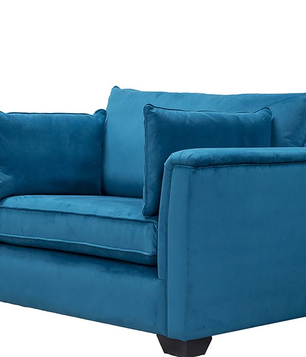 Monroe Love Seat Sofa in Plush Mallard - 528061