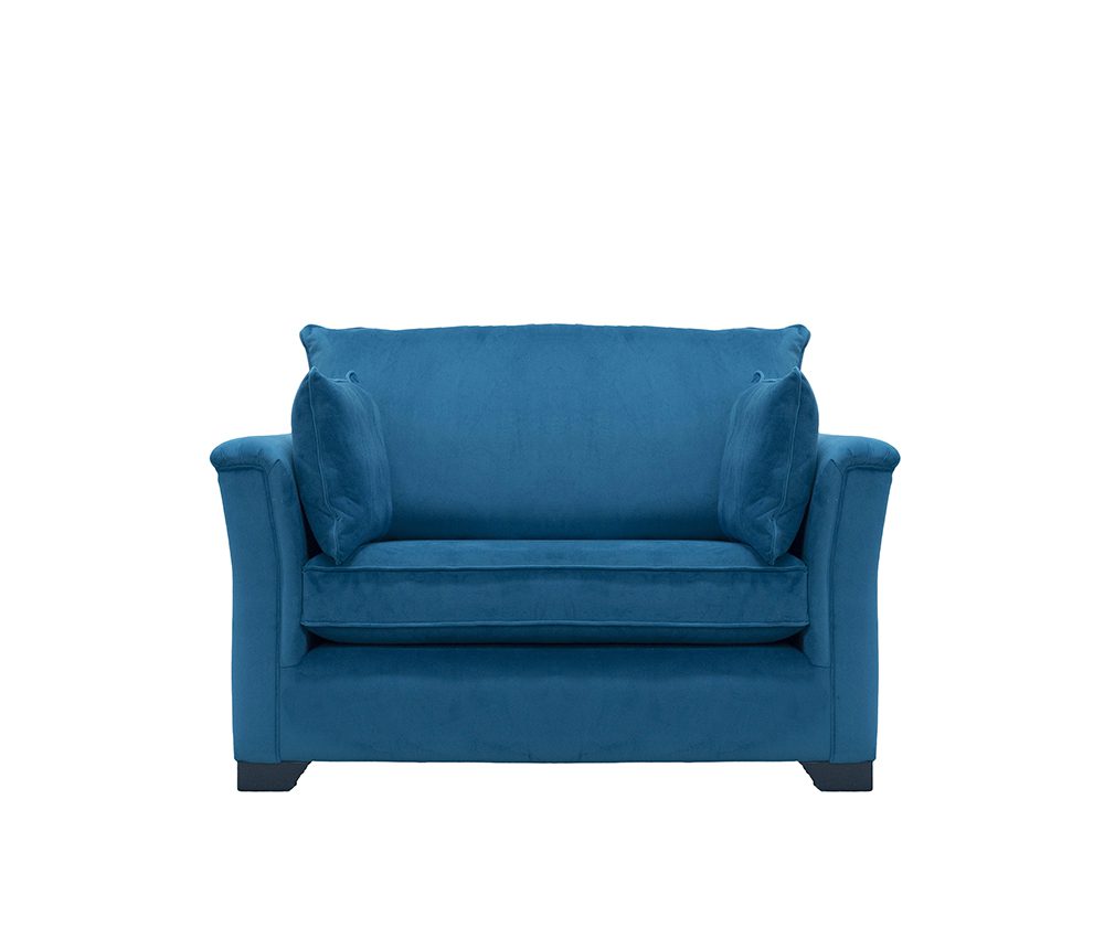 Monroe Love Seat Sofa in Plush Mallard - 528061