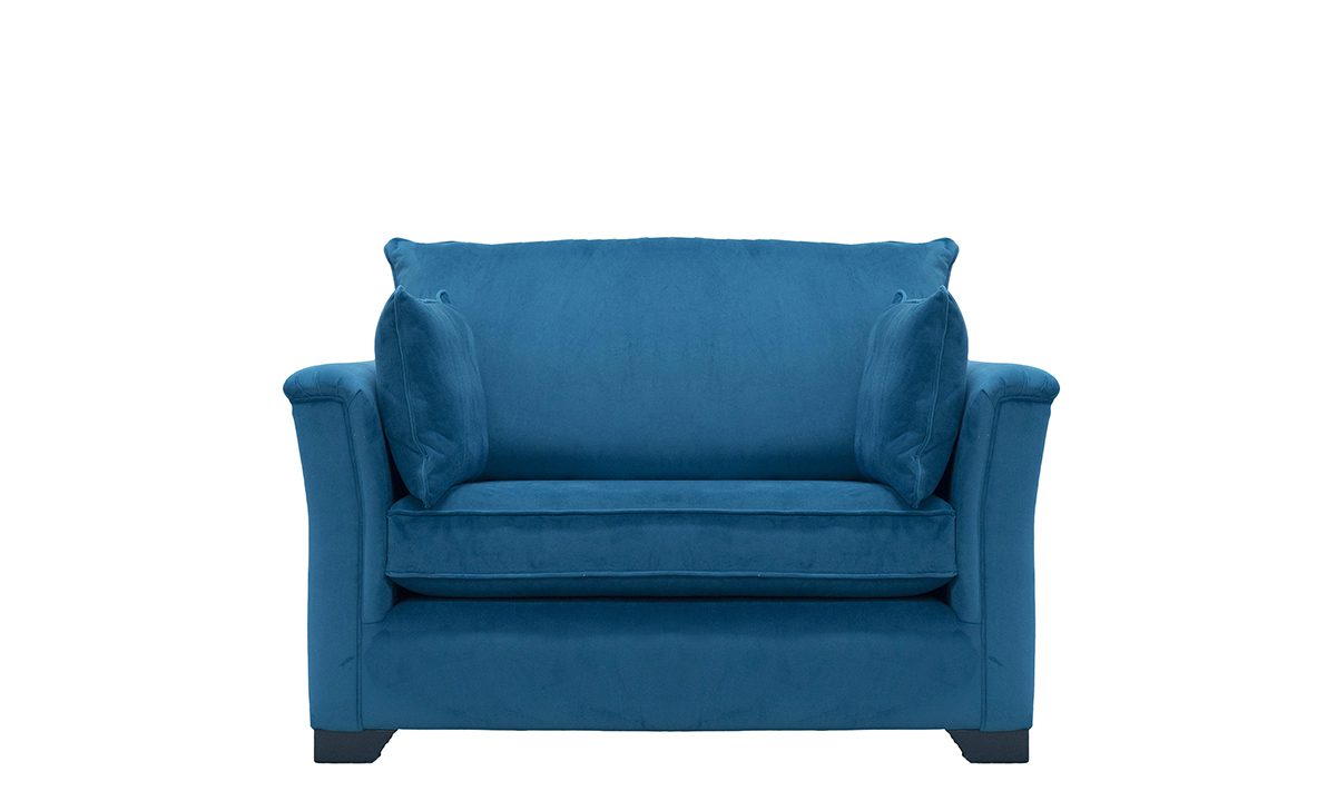 Monroe Love Seat Sofa in Plush Mallard - 528061