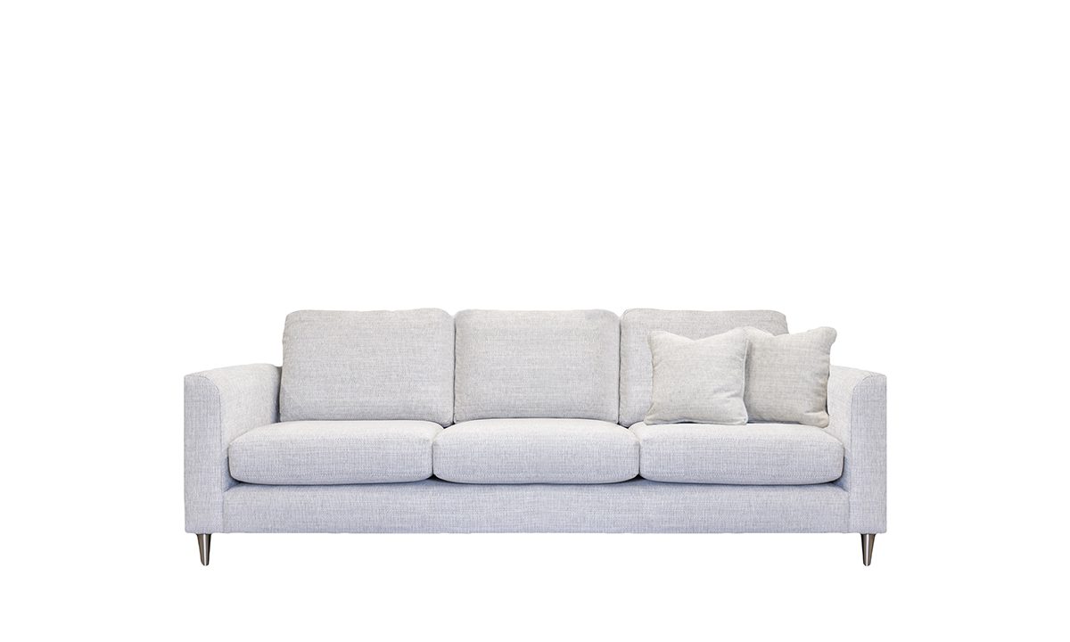 Nolan 3 Seater Sofa in Bravo Cream Linen 405830