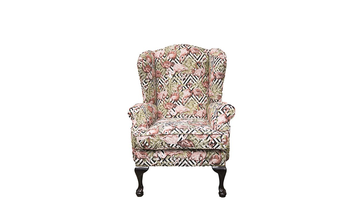 Queen Anne Chair in Flamingo Brick