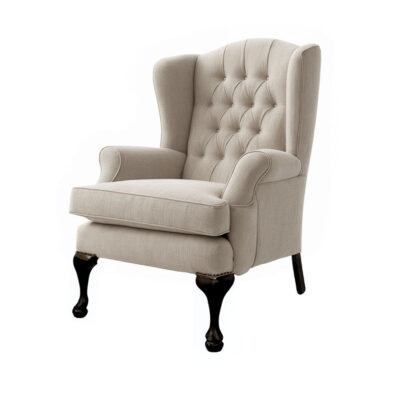 Queen Anne Deep Buttoned Chair
