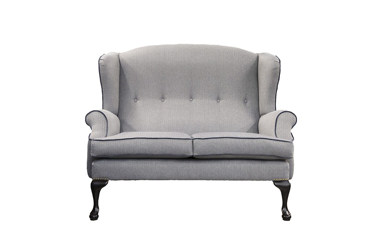 Queen Anne 2 Seater Sofa Fabric Now Discontinued 