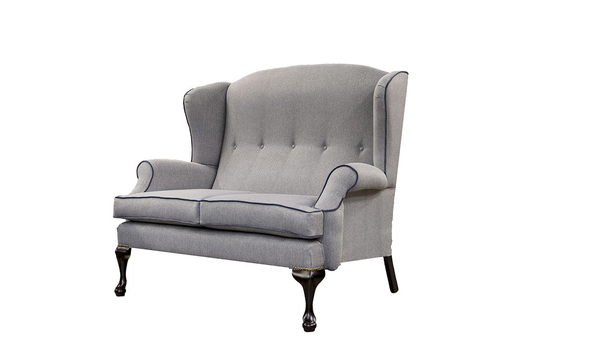 Queen Anne 2 Seater Sofa Fabric Now Discontinued 