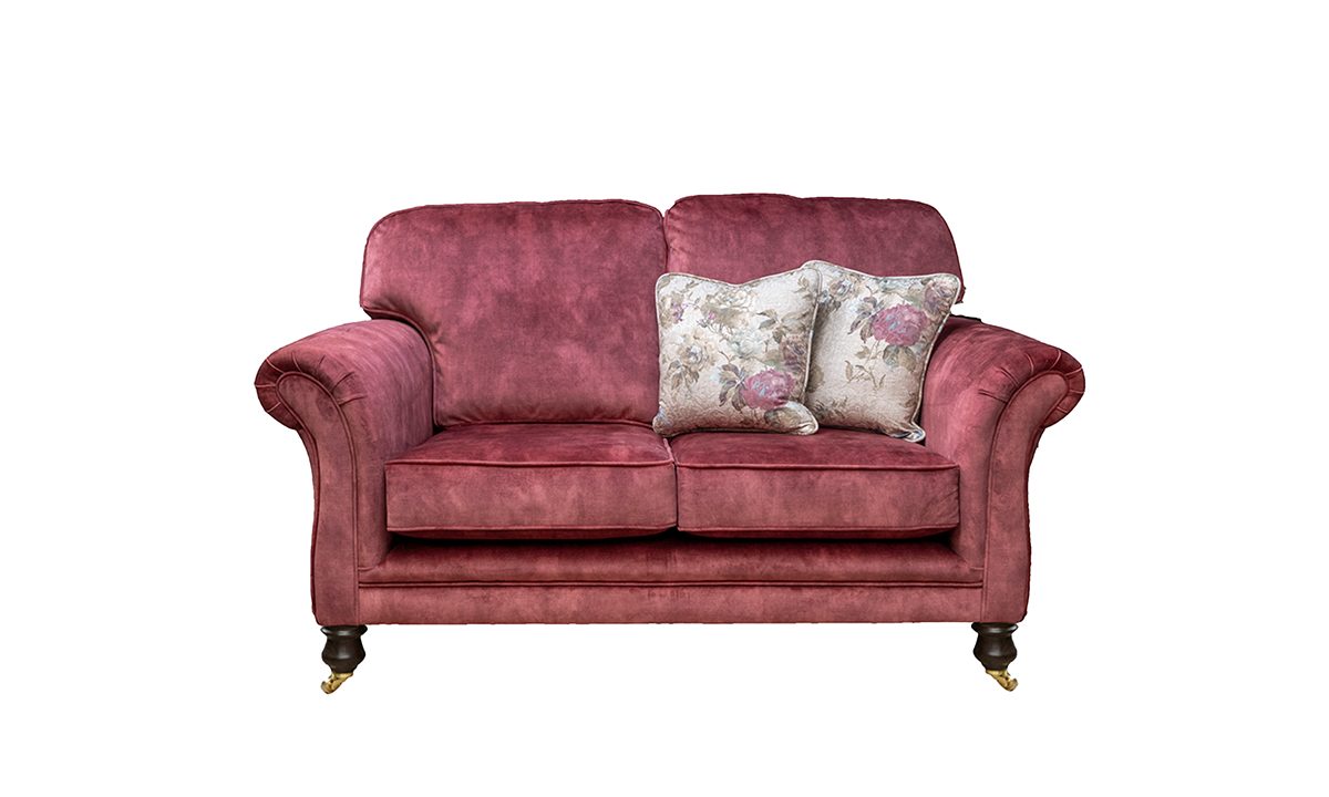 Elton 2 Seater Sofa in Lovely Madder