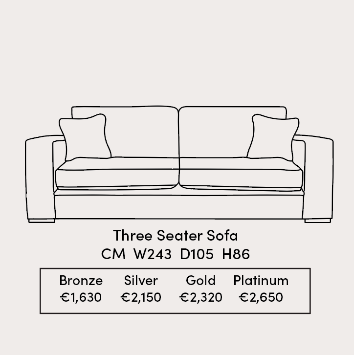 Colorado 3 Seater Specification