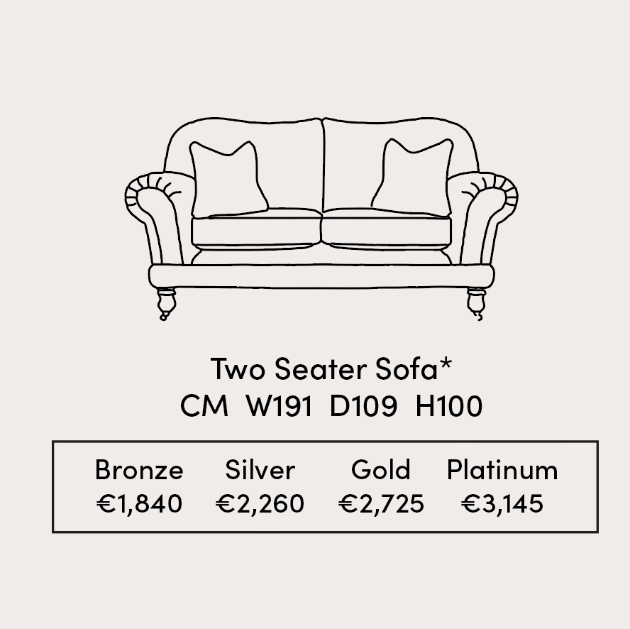 Alexandra 2 Seater Specification
